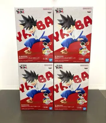 진 사무라이전 YAIBA 칼날 피규어 - 철칼날, 사무라이!! 4개 세트