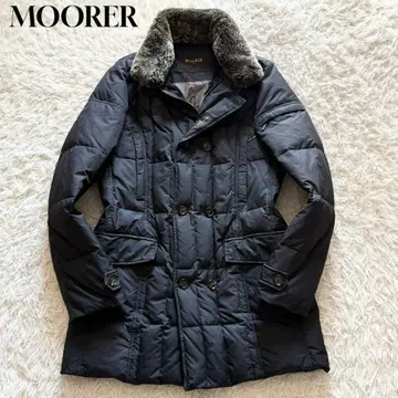 새상품급 무레르 다운 코트 MORRIS-KM 퍼 롱 기장 다운