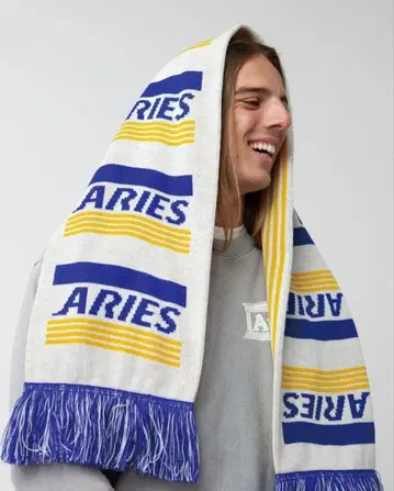 Aries 아리즈 No Problemo 머플러 스카프 새상품 택 포함