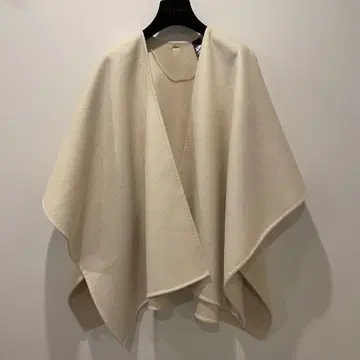 [ 미사용 새상품 ] ZARA 자라 더블 페이스 케이프 코트 에크루