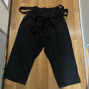 HITOIKI 블랙 하카마 면 폴리에스테르