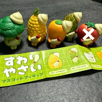 스 와리 야사이 마스코트 피규어 4개 2
