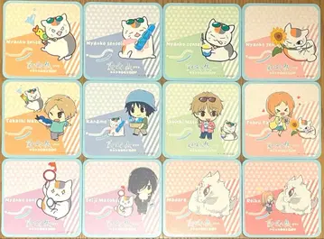 나츠메 우인장 콜라보 카페 특전 코스터