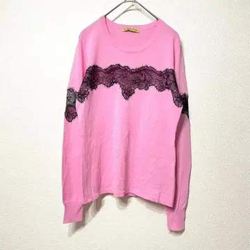 데니 로즈 DENNY ROSE 상의 긴팔 스웨터 레이스 S