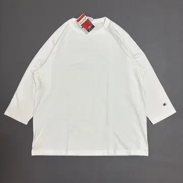 새상품 Champion T1011 래글런 7부 소매 티셔츠