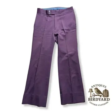 70s YZIP 퍼플 플레어 슬랙스 일본제 빈티지