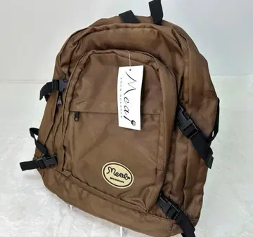 [ Meal ] 럭색 백팩 브라운 대용량