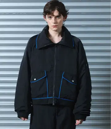 [ a2o ] 파이핑 배기 블루종