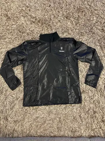 Admiral 골프 블랙 나일론 자켓 하프 지퍼