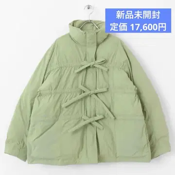 새상품 KBF 프론트 리본 패딩 자켓 카키 어반 리서치