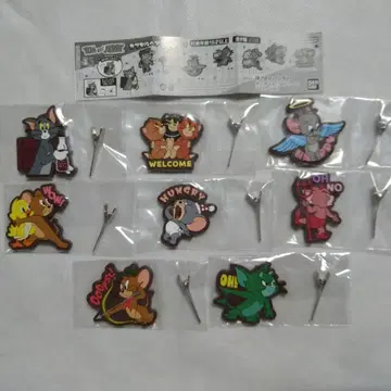 톰과 제리 캡슐 헤어 클립 3종 전 8종 세트