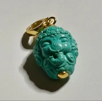 터콰이즈풍 불상 디자인 펜던트