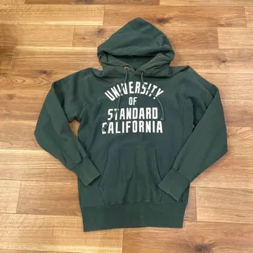 STANDARD CALIFORNIA 후드 부착 로고 맨투맨
