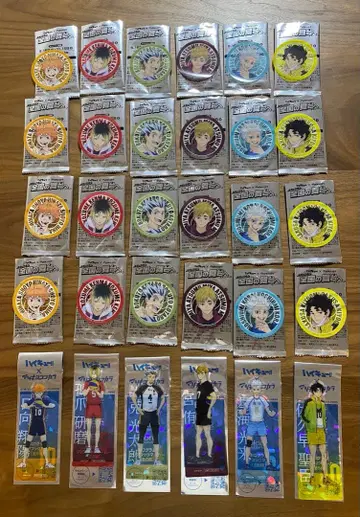 하이큐 클리어 스티커, 클리어 북마커 칫솔 파우치, 칫솔 스탠드