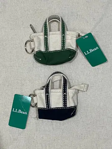 L.L.Bean 미니 토트 키링 2세트
