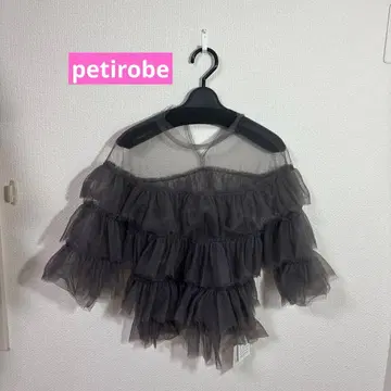 petirobe 프티로브 튤 상의1 미사용품 사이즈 F