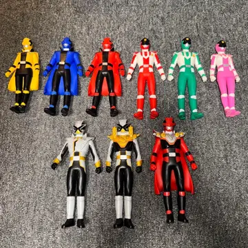 루팡레인저 vs 패트롤레인저 소프트 비닐 9체 17cm