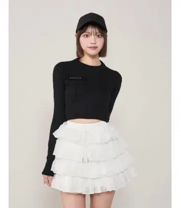 darich 플랩 포켓 니트탑