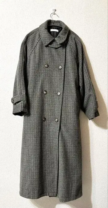 울 라이크 2WAY 스텐 칼라 롱 코트