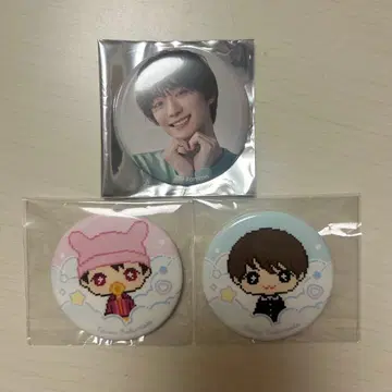 후쿠모토 타이세이 캔뱃지 3개 세트