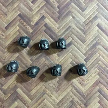 LEGO 기사 헬멧 펄 다크 그레이 7개