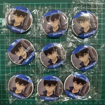 하이큐 메모리얼 캔뱃지 카게야마 토비오 A 가챠 9점