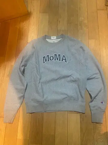 Champion MoMA 로고 맨투맨 트레이닝복 S 그레이