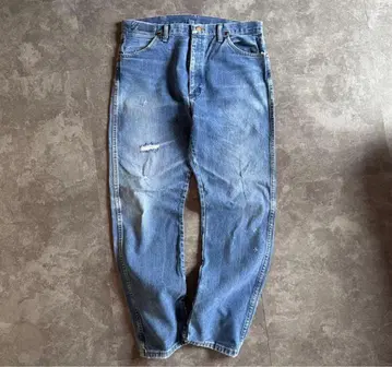 Wrangler 13MWZ 스트레이트 W36 L32 색빠짐 데미지