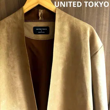 [ 오샤레 ] 새상품급 UNITED TOKYO 스웨이드 가디건