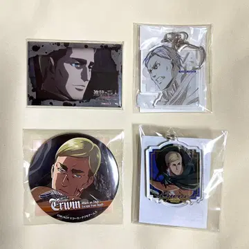 진격의 거인 WIT 아크링 키링 조이폴리스 사지로부터의 탈출 캔뱃지 엘빈