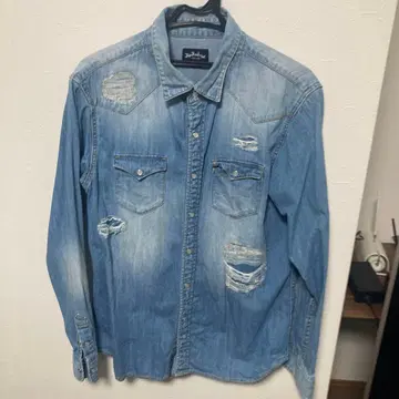 FLIP THE SCRIPT 데님 셔츠 S 사이즈