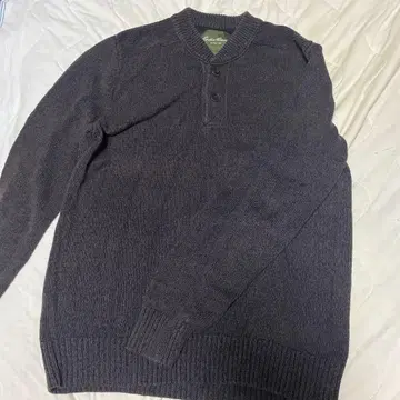 Eddie Bauer 다크 그레이 니트 스웨터 TL
