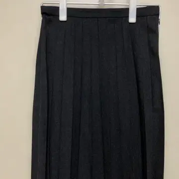 23구 울 플리츠 스커트 그레이