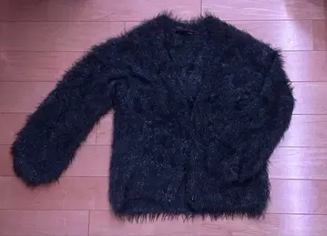 Heather 라메 가디건 그레이