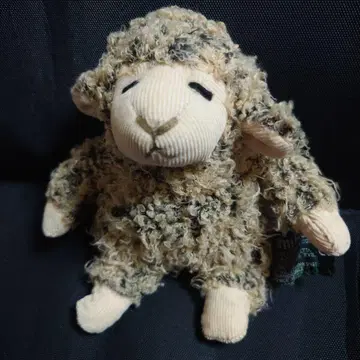 레트로 RUSS 양 봉제 인형 Farm Friends 양 빈티지