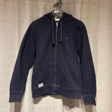 TOMMY HILFIGER 타미힐피거 지퍼 후드티 네이비