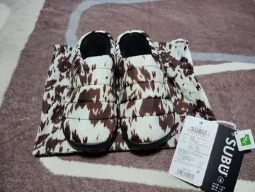 SUBU 빅 사이즈 4 브라운/화이트