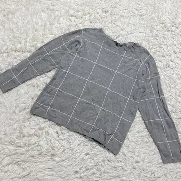 [ c6553 ] 유나이티드 애로우즈 니트 스웨터 긴팔 그레이