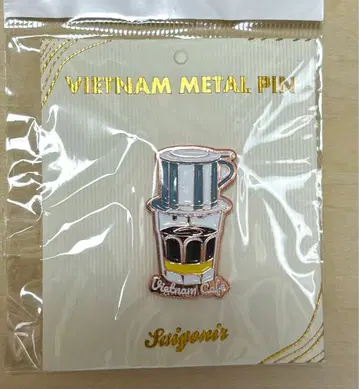 [ 새상품 ] 베트남관 커피 핀 배지 오사카 간사이 만박 EXPO2025