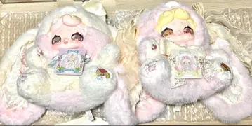 Lucky Deer Nai 오야스미 토끼 600% 핑크 옐로우 컬러