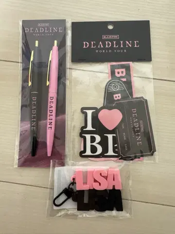 BLACKPINK DEADLINE WORLD TOUR 굿즈 세트