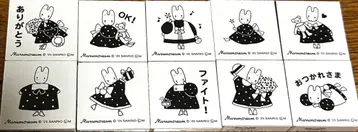 산리오 마론 크림 도장 전 10종 풀 컴프 캔두