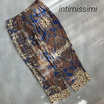 레어 인티미시미 룸웨어 하의 팬츠 페이즐리 올 패턴 이탈리아