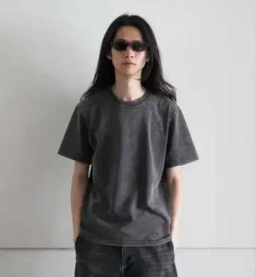 KAIKO FADED T-SHIRT 'FADED BLACK' 사이즈 2