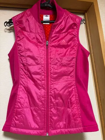 adidas 여성용 베스트 핑크