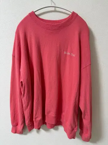 URBAN RESEARCH 와이드 대드 맨투맨 사이즈 1 핑크