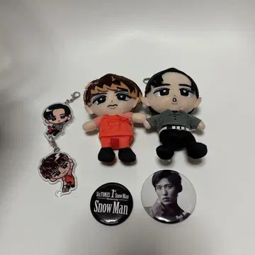 Snow Man 봉제 인형 굿즈 세트