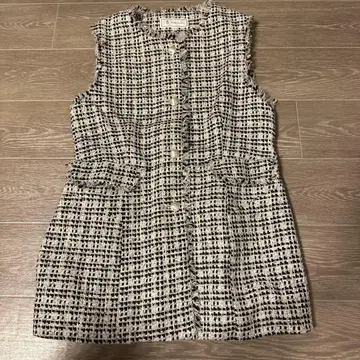 새상품급 ROPE PICNIC 트위드 베스트 사이즈 38