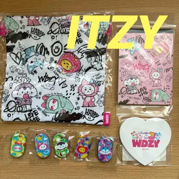 WDZY 위지 복조리 파우치 거울 메모장 아크릴 키링 4종 세트