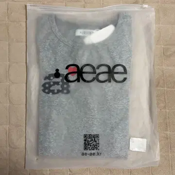 aeae 긴팔 티셔츠 그레이